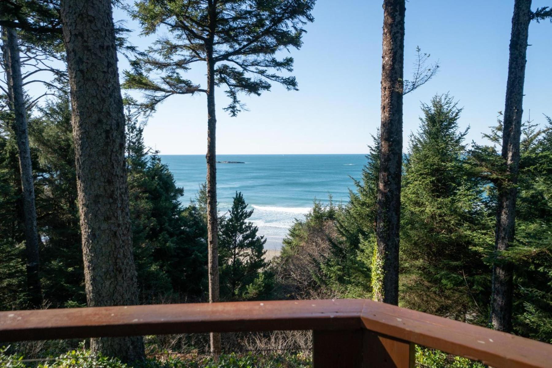 הוילה Otter Rock The Cedar House מראה חיצוני תמונה